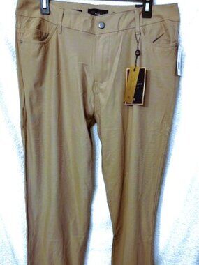 Marc Asher classic fit tan slacks NWT Men's Size 34/32